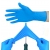 Rękawice ochronne VINYLOWE niebieskie rozmiar L op. 100szt.